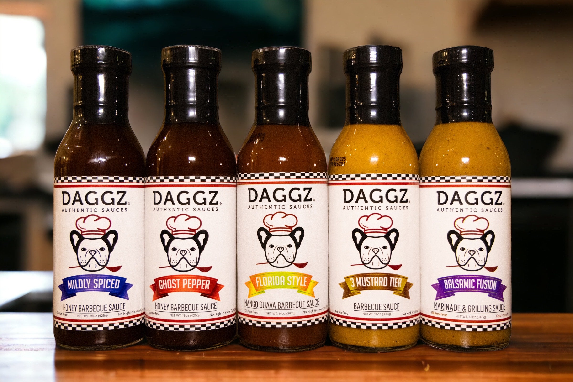 DAGGZ Authentic Sauces | Gourmet BBQ Sauce (Honey + Ghost Pepper)